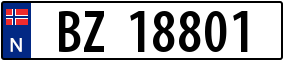 Truck License Plate